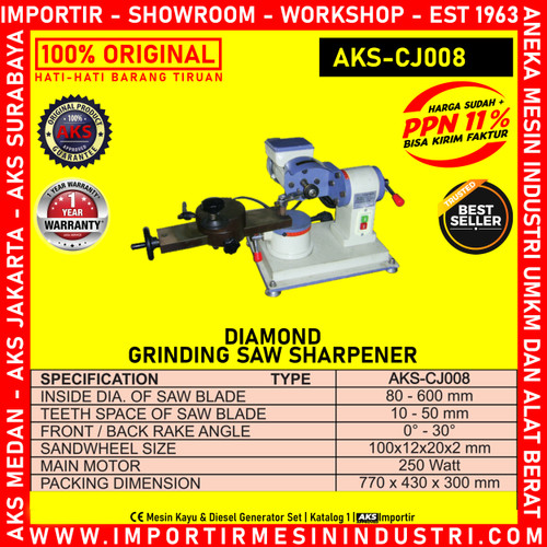 Machine Gerindra - Diamond Grinding Saw Sharpener AKS-CJ008