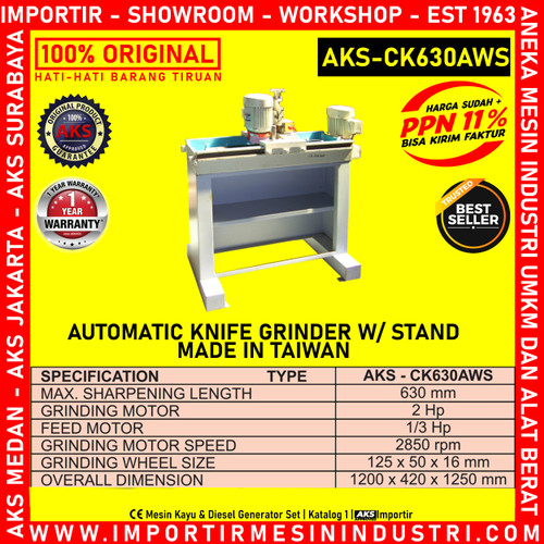 MACHINE automatic knife grinder w/ stand AKS - CK630AWS