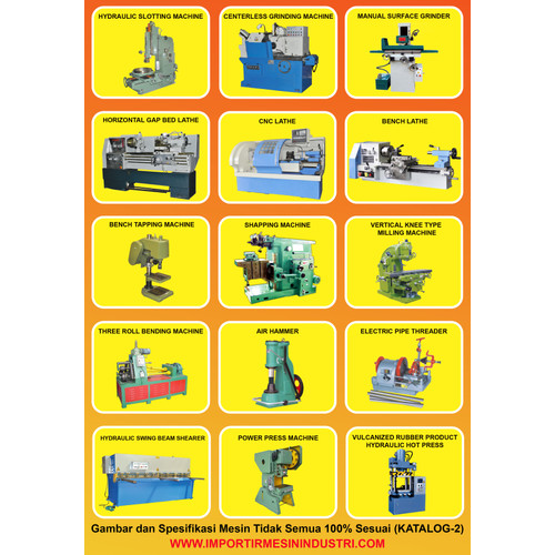 Mesin Bubut Turret Besi Precision Bench Lathe Machine 2Hp AKS- KC - 32