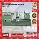 TI5880HD Mesin Bubut Besi Logam 145 x 200 cm Horizontal Gap Bed Lathe