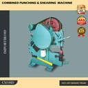 CS108D Mesin Kombinasi Potong Plat Besi Punching Shearing 10 mm 2,2Kw