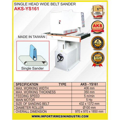 MACHINE single head wide belt sander AKS - YS161