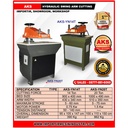YN14T Hydraulic Swing Arm Machine Mesin Pon Kulit