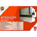 Digital Press Brake WTN6325DG Mesin Tekuk Hidrolik Plat Besi 63Ton