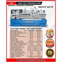 Heavy Duty Precision Lathe-SMD1840MT Mesin Bubut Besi Logam Terbaik