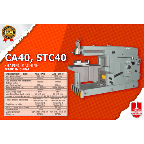 Shaping Machine Importir - CA40 Mesin Pembentuk