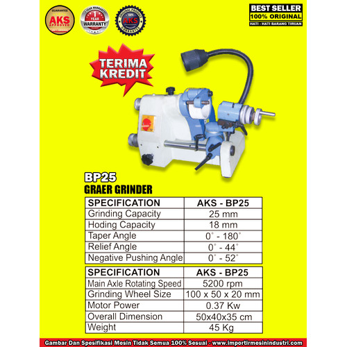 Graver Grinder Machine BP - 25 Mesin Asahan Gerinda logam Besi