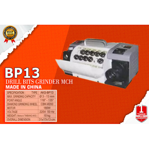 Drill Bit Grinder Machine BP - 13 Mesin Asahan Gerinda Besi Logam