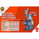 Auto Feed Turret-Mesin Penggilingan Turret Umpan 3.7 kw-PMT1050AD