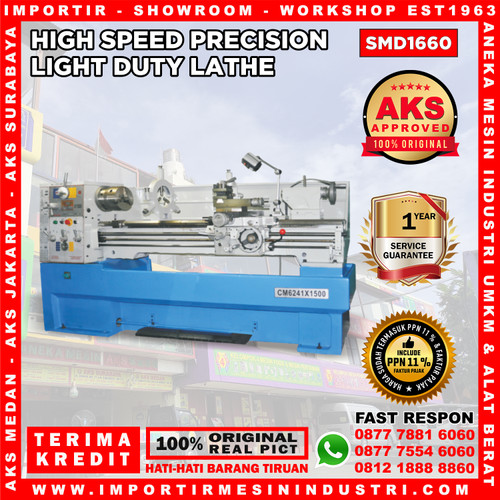 High Speed Precision Lathe Machine 1500 MM Bubut Besi AKS - SMD1660