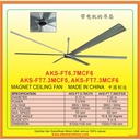 Kipas Ceiling Fan Magnet Motor / Kipas Industri Kipas Stasiun / Kipas Gudang