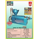 Mesin Alat Ekstraksi dan Press Minyak Spiral Oil Machine HEM120