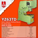 Mesin Pon Press - Deep Throat Power Press Machin 63 Ton - YZ63TD