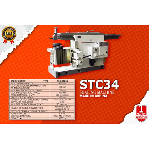 Shapping Machine Mesin Pembentuk - STC34 AKS