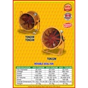 Portable Ventilator Blower Exhaust Drum AXIAL Fan