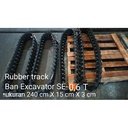 [SPAREPART] Rubber Track Tracker Tracking Ban u/ Mini Excavator SE0.6T