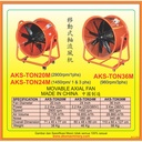 Portable Ventilator Kipas Axial Blower 20" Resto Cafe Pabrik 1100 watt