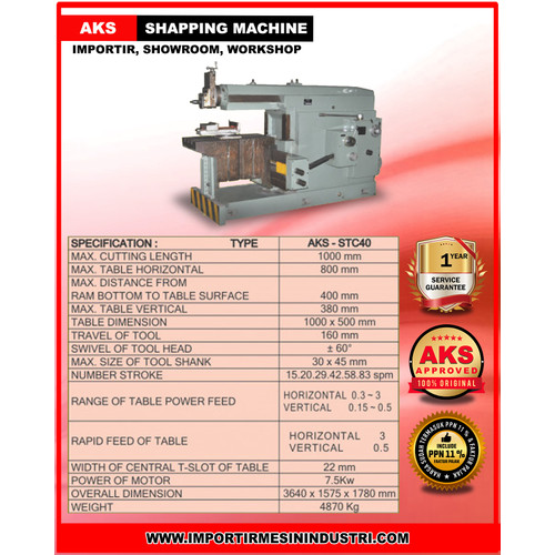 Mesin Pembentuk Shaping Machine Importir - STC40