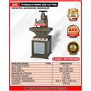 Mesin Pon Kulit 10 ton Hydraulic Swing Arm Machine AKS - YN10T