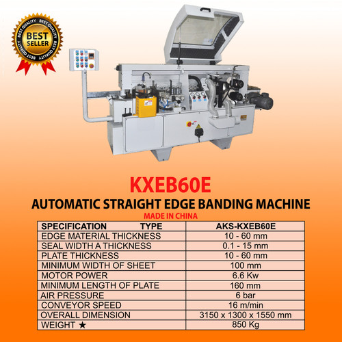 Alat Potong Kayu Otomatis Straight Edge Banding Machine AKS - KXEB60