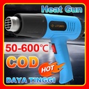 Hot Air Heat Gun Portable Mini 2000W H&L Pro Senapan Panas Kontrol Suhu Ganda Pistol Angin Portabel Alat Pemanas Blower Stiker 220V 300℃-600℃