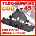 Mesin Pemotong Sudut 45 Derajat / Untuk Keramik Chamfering Bracket Adapter Alat Pemotong Ubin Keramik 45 Degree Tile Chamfer Tool Machine Essential Cutting Ceramic Stone Companion Universal Besi Iron