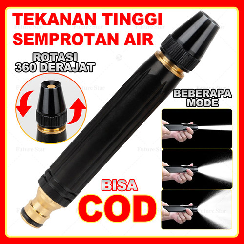 Kepala Semprotan Air Semprotan /  Pistol Air Semprot Siram Tanaman dan Taman Steam Cuci Mobil Motor / Water Gun Nozzle Semprotan Air Cuci Motor Mobil Taman Semprotan air - Water Jet Nozzle Spray Sprayer / Kepala Sentrotan Serbaguna