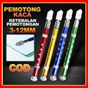 Alat Pemotong Kaca   2-19mm/ Pisau Potong Kaca / Keramik Ubin Glass Cutter Diamond Granit Cutting Tool Manual Multifungsi Alat Penanda Garis Model Pulpen Tool Set 2 In 1 Ukir Nat Stainless Metal