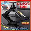 2 Ton Dongkrak Gunting Mobil 1/1.5/3 Ton Dongkrak Pengangkat Tipe Tangan/Dongkrak Buaya/Dongkrak Jembatan-Cocok Untuk Perbaikan Otomatis Ban Mobil Dan SUV,Super Quality Material,Alat Vehicle Operasi Tangan Heavy Duty Steel