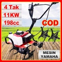 Mesin Traktor Mini Cultivator YAMAHA Bajak Lahan Sawah Basah Kering Mesin Tiller Firman Cultivator Matsumoto 11KW 198cc