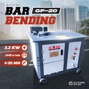 Mesin Bar Bending KOWLOON Electric Mesin Pembengkok Besi Machine Bar Bender GF20 2.2KW/380V 20mm 3 Phase