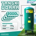 Tangki Angin Tabung kompresor Udara 2000 Liter 1000 Liter Air Tank Compressor Receiver