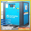 Kompresor Pengering Angin Udara Air Compressor Screw 7.5KW 10HP 8 Bar/10 Bar