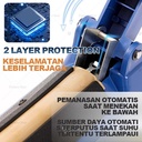 Impulse Heat Sealer / Mesin Penyegel Alat Press Perekat Plastik 20cm 30cm 200mm 300mm Manual Bags Sealer Heat Sealing Machine for Plastic Bags PE PP Bags with Extra Replace Element Grip