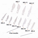 Pisau Ukir Seni Hobby Cutter Metal Handle Exacto Knife Blades Set 8/14 isi Kit SK5 Carbon Steel Precision Carving for Art, Craft, Hobby, Scrapbooking, Stencil,Sharp Precise Cutting Pisau Bonsai Sayat Ukir