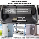 Tangga Lipat Aluminium Teleskopik 4.4 M 5.2M 6.2M Single Double Telescopic Ladder Portable 5 Meter Portabel Alat Re novasi Rumah 6/7/10/12/15 layer