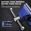 Catok Clamp 5'' inch / Catok Paron 3/4/5 inch Ragum Klem / Catok Meja / Bench Vise Bangku / Ragum Tanggem Alat Jepit Serbaguna - Ragum Besi  360 Derajat Rotation - Penahan Penjepit Pemutar - Tugas Berat 3''/4''/5''