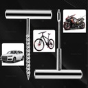 Alat Tambal Ban Tubles Tubeless 9pcs 13pcs Bocot Motor Mobil Tire Plug Kit,Tire Repair Tackle Kit Gagang Besi Metal 1 Set Stainless Heavy Duty For Cars,Trucks,Motorcycles,ATV,SUV,RV