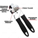 Alat Pembuka Kaleng  3 In 1 / Can Opener Manual / Botol Bukaan Kaleng  Multifungsi / Premium,Stainless Steel,Pisau,Cut For Beer Tin Bottle, Handheld Heavy Duty
