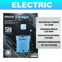 SNI Merek Farmjet Guarantee Original Sprayer Elektrik Tangki 16 Liter Alat Semprot Tangki Semprotan Tanaman Hama Padi Otomatis Air Pressure Multi Manual Sprayer  2 In 1 Electric