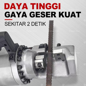 Electric Rebar Cutter Portable Mesin Potong Beton Alat Pemotong Besi Elektrik Listrik Bar Cutting 4-25mm RC25 RC-25 1600W