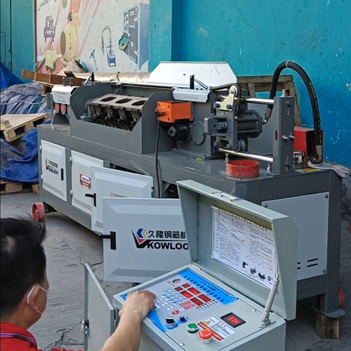 Mesin Pelurus Pemotong Besi Baja Bulat Kawat Iron Steel Bar Straightening Cutting Straightener 14mm YGT4-14-2P 7.5W