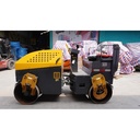 Baby Roller Mesin Dorong Mini Double 1/2 Drum Vibro Pemadat Perata Aspal Tandem YDL- S900 Merk Yongdeli
