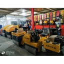 Baby Roller Mesin Dorong Mini 2 Ton Double 1/2 Drum Vibro Pemadat Perata Aspal Tandem YDL- S1000