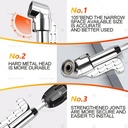 Mata Bor Siku Drill Extension Obeng L Shape Panjang Angle 1/4 Hex Bit Socket Kit Ekstensi Set 105 Degree Right Angle Drill Adapter Power Drill Screwdriver Attachment Long 140mm 55mm