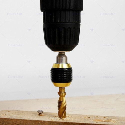 Adaptor Mata Bor Quick Change Chuck Heksagonal 50mm 60mm 150mm Hex Shank Bit Socket GOS-A215 Extension 1/ 4 " Bits Nut Driver konverter Cepat Pop-up Keyless Drill Chuck Dudukan Bor Bit Aksesori Alat Listrik / Batang Bor Heksagonal Kopling Cepat