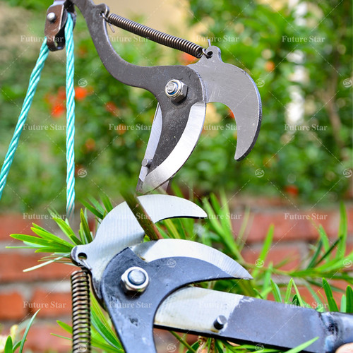 Pemotong Gunting Dahan Tarik Pisau Taliga Tali Multifungsi Alat Potong Dahan Pohon Gergaji Graji Kopi Cengkeh Untuk Pohon Tree Pruner Multifungsi Alat Tamanan Anti Karat Peralatan Kebun Ranting Pruning Pruner Scissors With Rope 1.5 Meter SK5