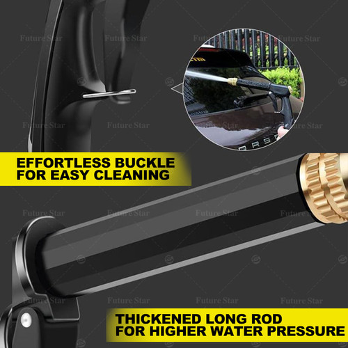 Kepala Semprotan Air / Water Jet Nozzle Spray Multifungsi / Alat Pistol Kepala Kuningan / Air Semprot Rumput Taman Steam Cuci Mobil Motor - Water Gun Nozzle High Pressure