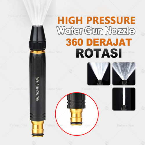 Kepala Semprotan Air Semprotan /  Pistol Air Semprot Siram Tanaman dan Taman Steam Cuci Mobil Motor / Water Gun Nozzle Semprotan Air Cuci Motor Mobil Taman Semprotan air - Water Jet Nozzle Spray Sprayer / Kepala Sentrotan Serbaguna
