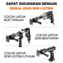 Adaptor Bor Ke Gergaji Adapter Reciprocating Jigsaw Tambahan Jig Saw Mesin Bor Jadi Tangan Gergaji Konektor Electric Drill Jigsaw Alat Listrik Menjadi Jadi Gergaji Kayu Besi Bonus Drill Saw Attachment Tools